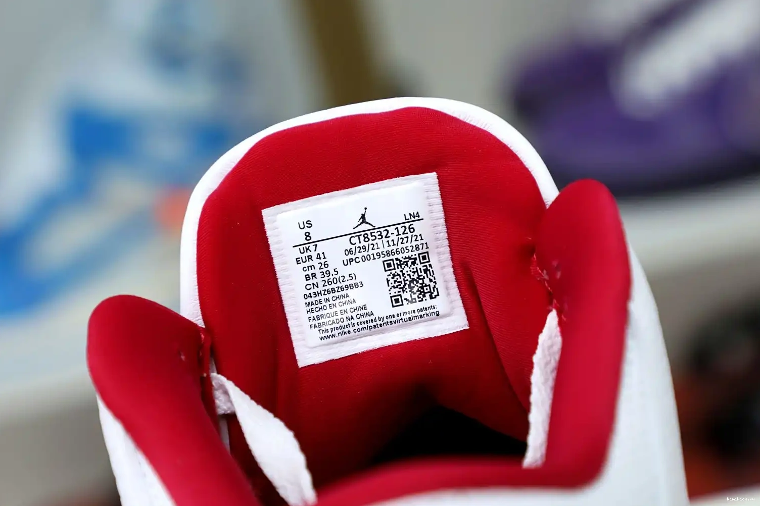 3 Cardinal  Jordan Red(CT8532-126） Kimikick Air Retro 0605